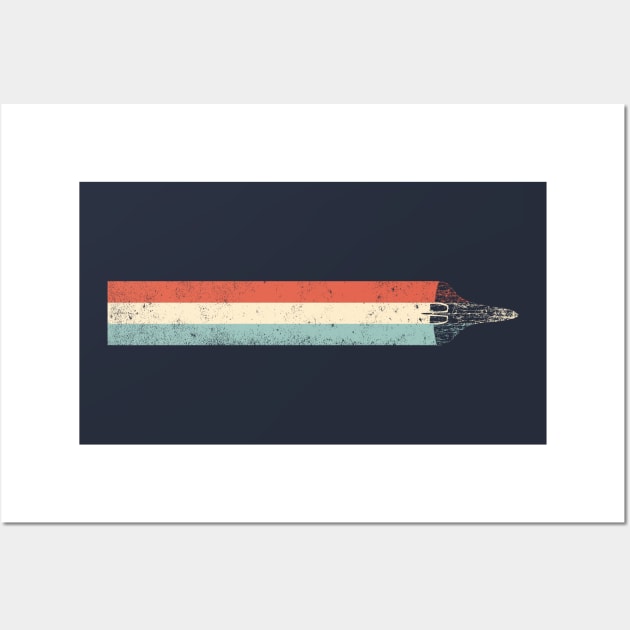 Vintage Shuttle Wall Art by kg07_shirts